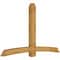 Ekena Millwork Bellingham Rough Sawn Timber Gable Bracket, Western Red Cedar, 96"W x 60"H x 6"D x 6"F, 15/12 Pitch GBW096X60X0606BEL00RWR - alternate 2